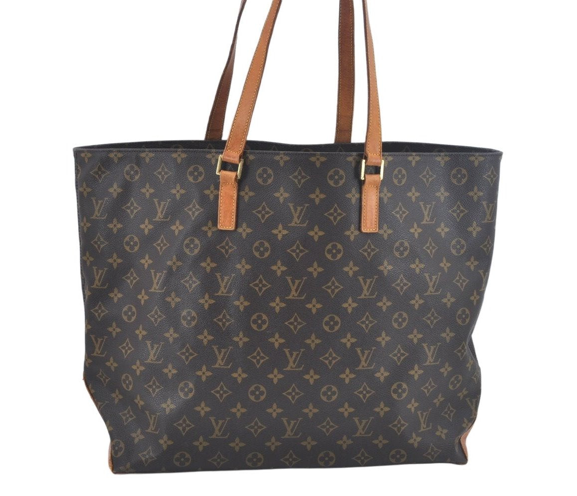 Authentic Louis Vuitton Monogram Cabas Alto Shoulder Tote Bag M51152 LV L0529