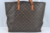Authentic Louis Vuitton Monogram Cabas Alto Shoulder Tote Bag M51152 LV L0529