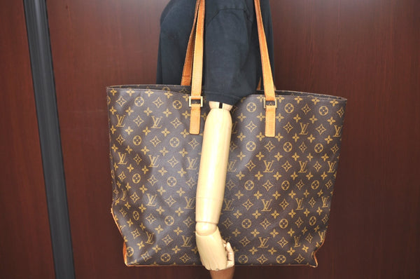 Authentic Louis Vuitton Monogram Cabas Alto Shoulder Tote Bag M51152 LV L0529