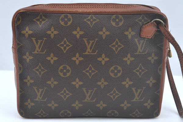 Authentic Louis Vuitton Monogram Pochette Sport Clutch Hand Bag Old Model L0530