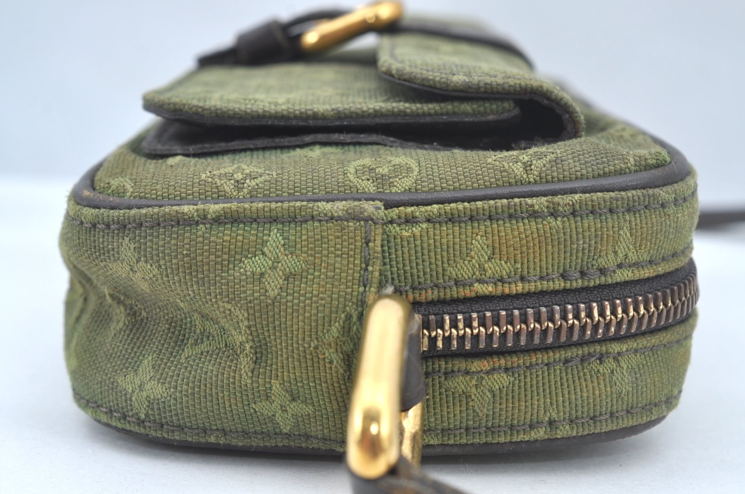 Auth Louis Vuitton Monogram Mini Juliet MM Shoulder Bag Khaki M92418 LV L0531