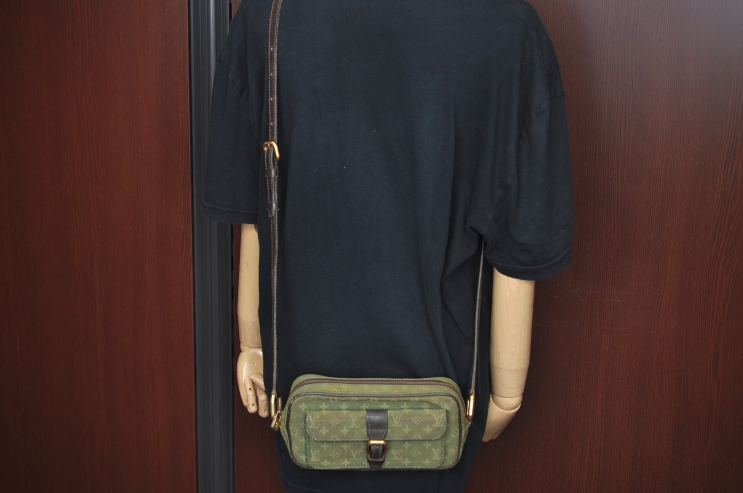 Auth Louis Vuitton Monogram Mini Juliet MM Shoulder Bag Khaki M92418 LV L0531