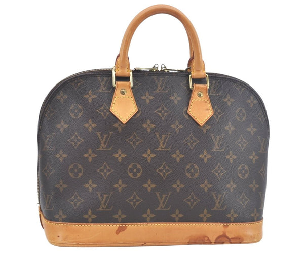 Authentic Louis Vuitton Monogram Alma Hand Bag Purse M51130 LV L0532