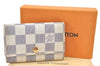 Authentic Louis Vuitton Damier Azur Multicles 6 Key Case Holder N61745 LV Box L0533