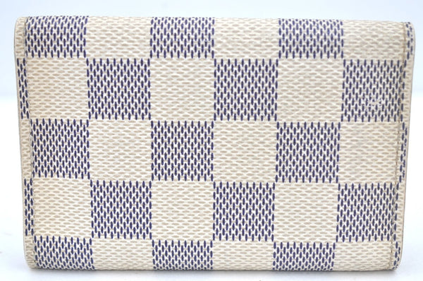 Authentic Louis Vuitton Damier Azur Multicles 6 Key Case Holder N61745 LV Box L0533