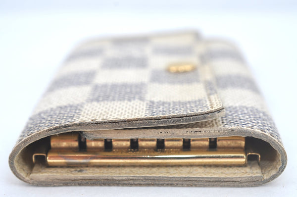 Authentic Louis Vuitton Damier Azur Multicles 6 Key Case Holder N61745 LV Box L0533