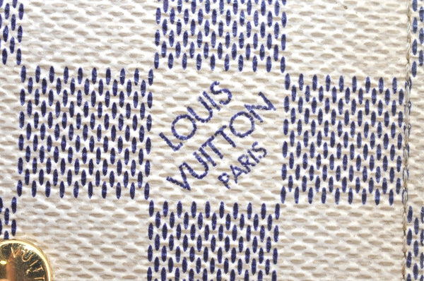 Authentic Louis Vuitton Damier Azur Multicles 6 Key Case Holder N61745 LV Box L0533