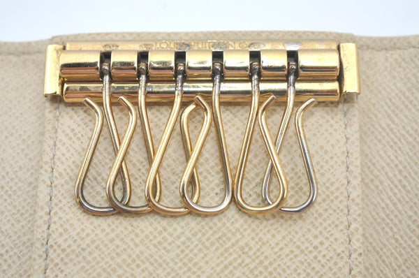 Authentic Louis Vuitton Damier Azur Multicles 6 Key Case Holder N61745 LV Box L0533