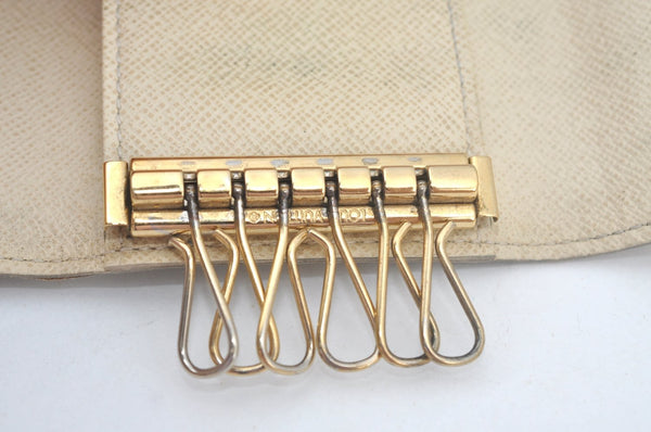 Authentic Louis Vuitton Damier Azur Multicles 6 Key Case Holder N61745 LV Box L0533