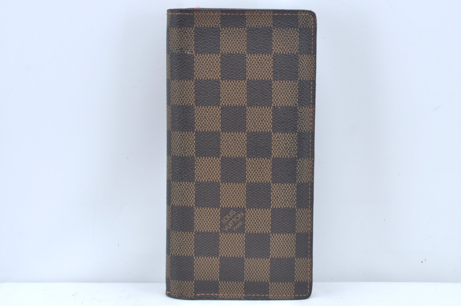 Authentic Louis Vuitton Damier Portefeuille Brazza Long Wallet N60017 LV L0534