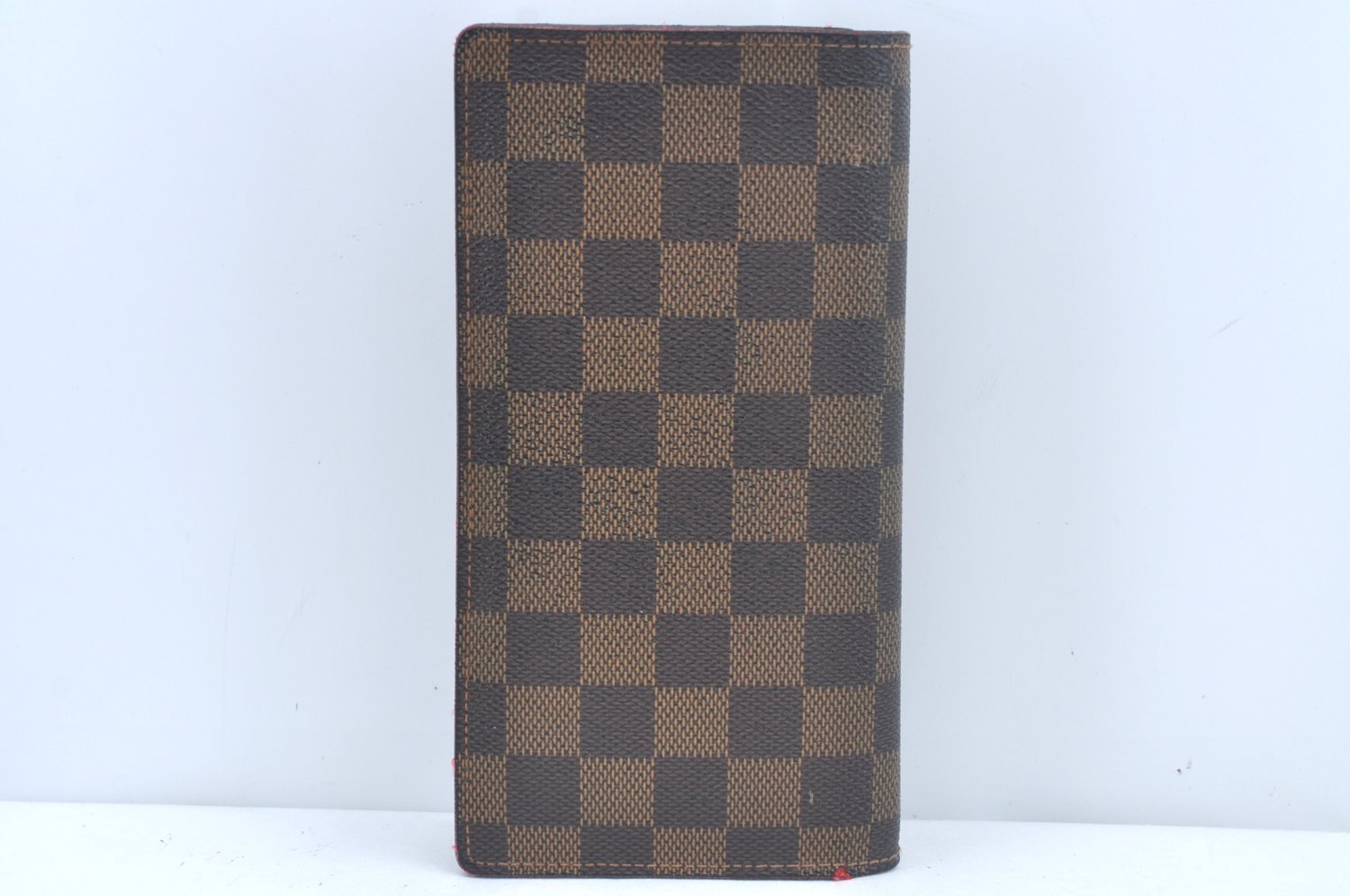 Authentic Louis Vuitton Damier Portefeuille Brazza Long Wallet N60017 LV L0534