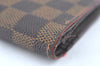 Authentic Louis Vuitton Damier Portefeuille Brazza Long Wallet N60017 LV L0534