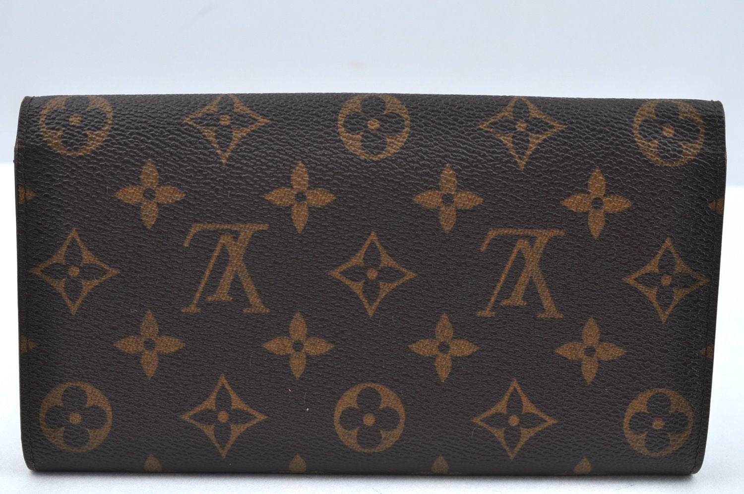 Auth Louis Vuitton Monogram Portefeuille Sarah Purse Wallet M61734 LV Junk L0535