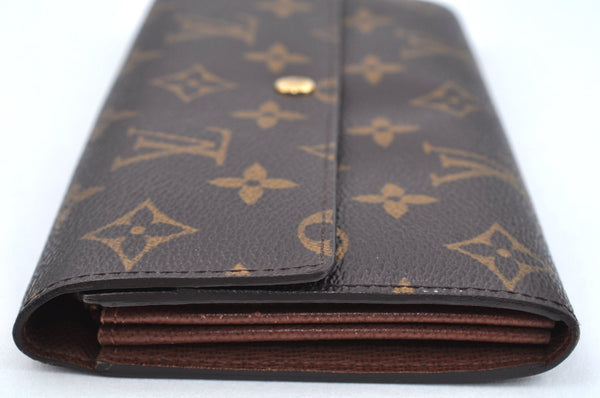 Auth Louis Vuitton Monogram Portefeuille Sarah Purse Wallet M61734 LV Junk L0535