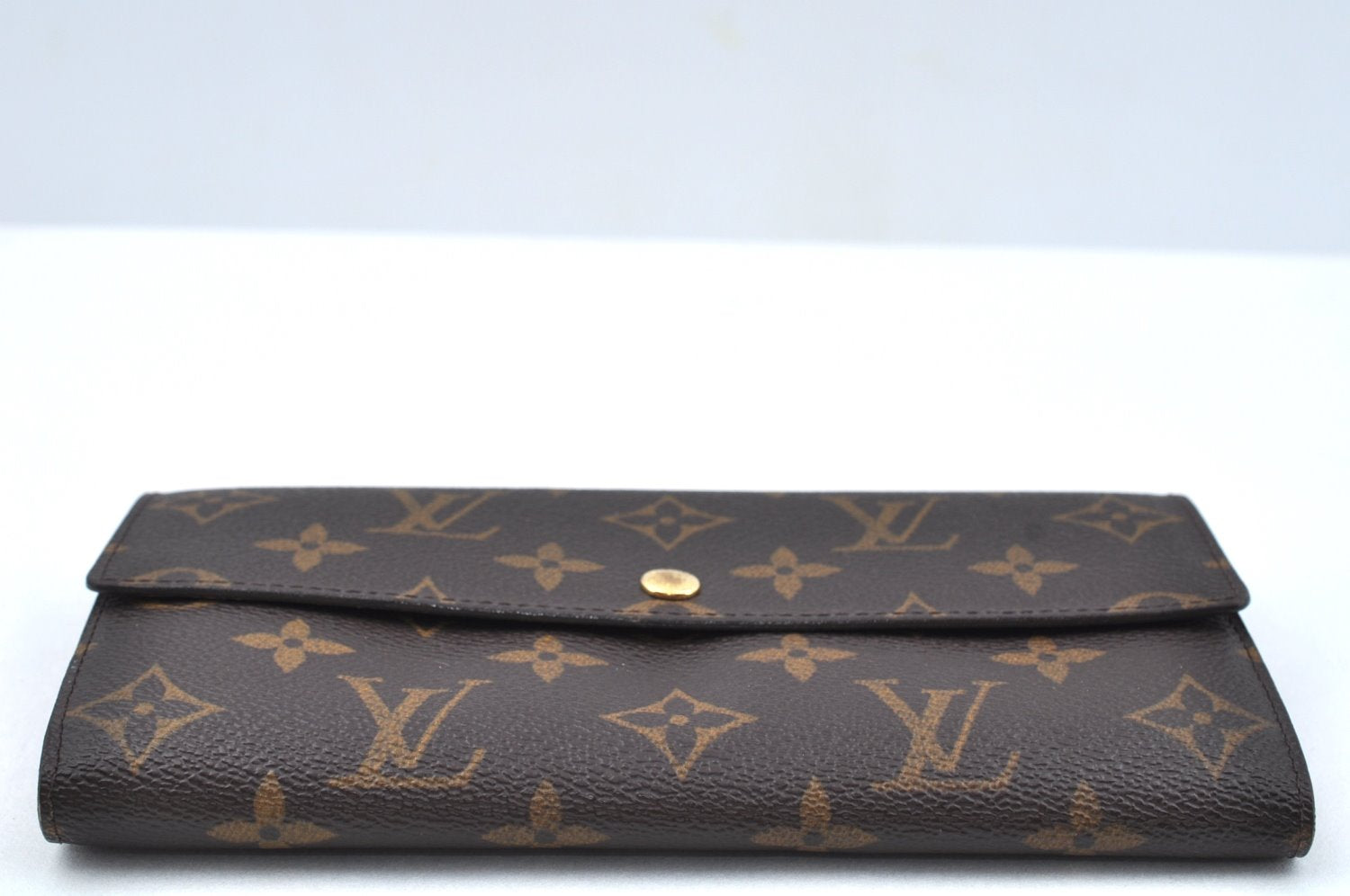 Auth Louis Vuitton Monogram Portefeuille Sarah Purse Wallet M61734 LV Junk L0535