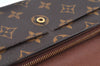 Auth Louis Vuitton Monogram Portefeuille Sarah Purse Wallet M61734 LV Junk L0535