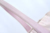 Authentic CHANEL New Travel Line Shoulder Tote Bag Nylon Leather Pink L0536