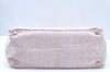 Authentic CHANEL New Travel Line Shoulder Tote Bag Nylon Leather Pink L0536
