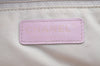 Authentic CHANEL New Travel Line Shoulder Tote Bag Nylon Leather Pink L0536