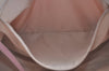 Authentic CHANEL New Travel Line Shoulder Tote Bag Nylon Leather Pink L0536