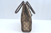 Authentic GUCCI Jackie Hand Bag GG Canvas Leather 0021065 Brown L0538