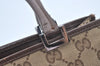 Authentic GUCCI Jackie Hand Bag GG Canvas Leather 0021065 Brown L0538