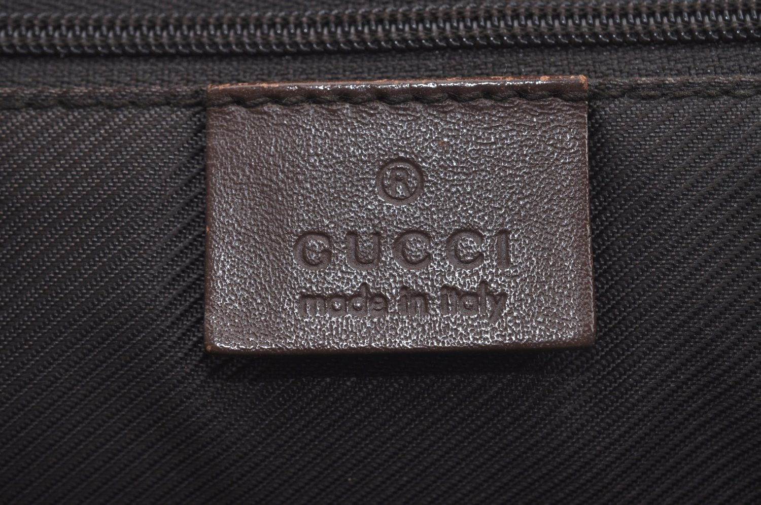 Authentic GUCCI Jackie Hand Bag GG Canvas Leather 0021065 Brown L0538