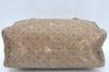 Authentic GUCCI Hand Bag GG PVC Leather Brown Junk L0542
