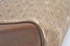 Authentic GUCCI Hand Bag GG PVC Leather Brown Junk L0542