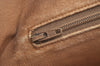 Authentic GUCCI Hand Bag GG PVC Leather Brown Junk L0542