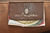 Authentic GUCCI Hand Bag GG PVC Leather Brown Junk L0542
