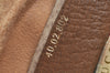 Authentic GUCCI Hand Bag GG PVC Leather Brown Junk L0542