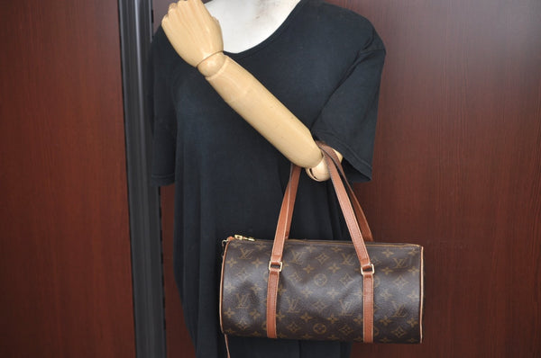 Authentic Louis Vuitton Monogram Papillon 30 Hand Bag Old Model LV L0543
