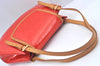 Authentic Louis Vuitton Vernis Biscayne Bay GM Shoulder Bag Red M91287 LV L0545