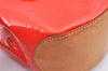 Authentic Louis Vuitton Vernis Biscayne Bay GM Shoulder Bag Red M91287 LV L0545