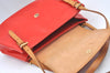 Authentic Louis Vuitton Vernis Biscayne Bay GM Shoulder Bag Red M91287 LV L0545