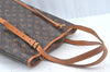Authentic Louis Vuitton Monogram Bucket GM Shoulder Tote Bag M42236 Junk L0546