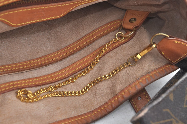 Authentic Louis Vuitton Monogram Bucket GM Shoulder Tote Bag M42236 Junk L0546