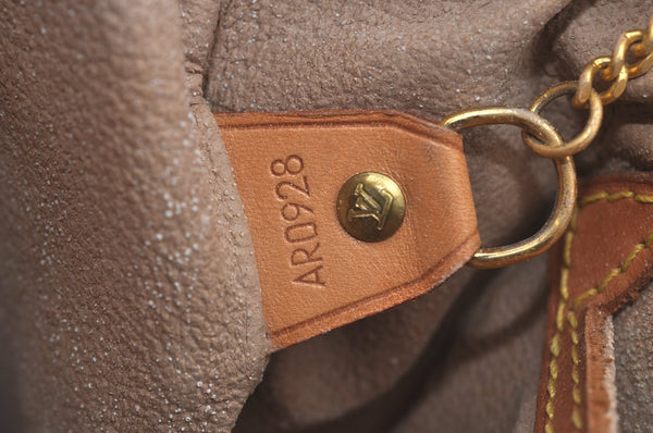 Authentic Louis Vuitton Monogram Bucket GM Shoulder Tote Bag M42236 Junk L0546