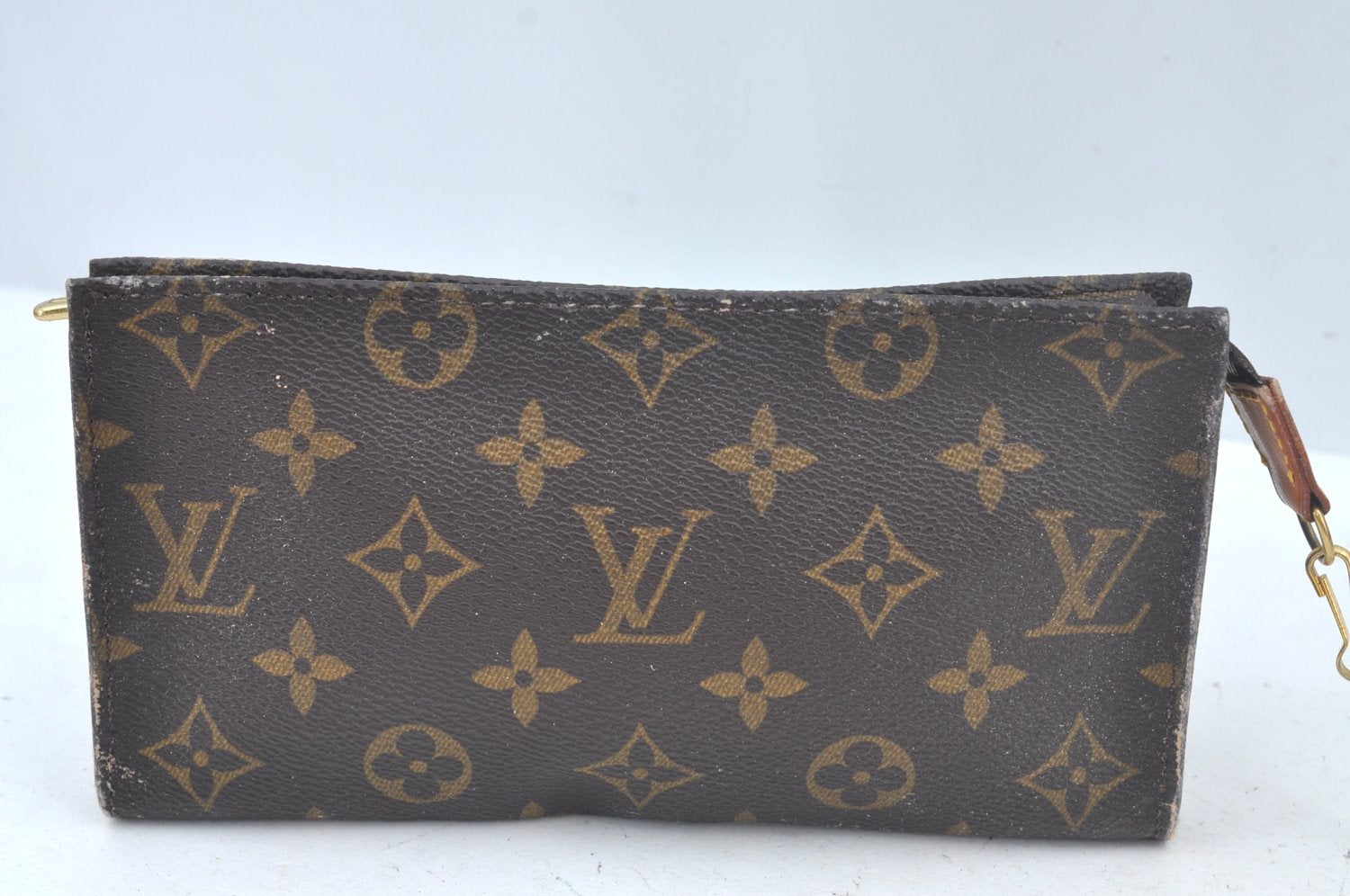 Authentic Louis Vuitton Monogram Bucket GM Shoulder Tote Bag M42236 Junk L0546