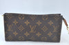 Authentic Louis Vuitton Monogram Bucket GM Shoulder Tote Bag M42236 Junk L0546