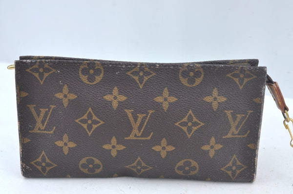 Authentic Louis Vuitton Monogram Bucket GM Shoulder Tote Bag M42236 Junk L0546