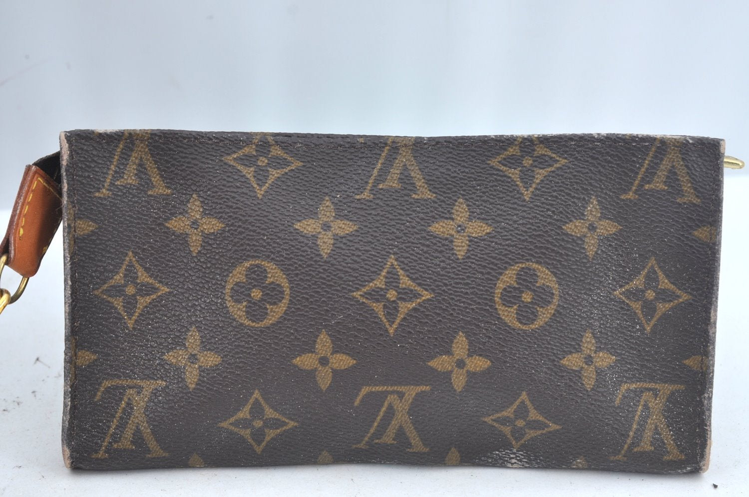 Authentic Louis Vuitton Monogram Bucket GM Shoulder Tote Bag M42236 Junk L0546