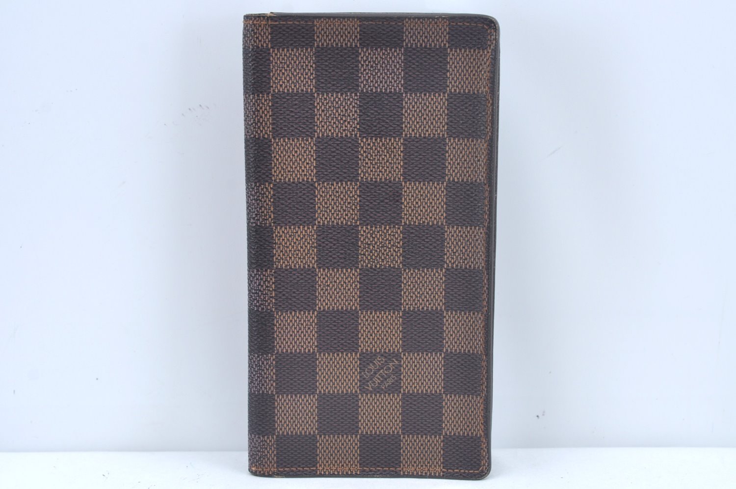 Authentic Louis Vuitton Damier Porte Cartes Credit Yen Wallet N60825 LV L0547