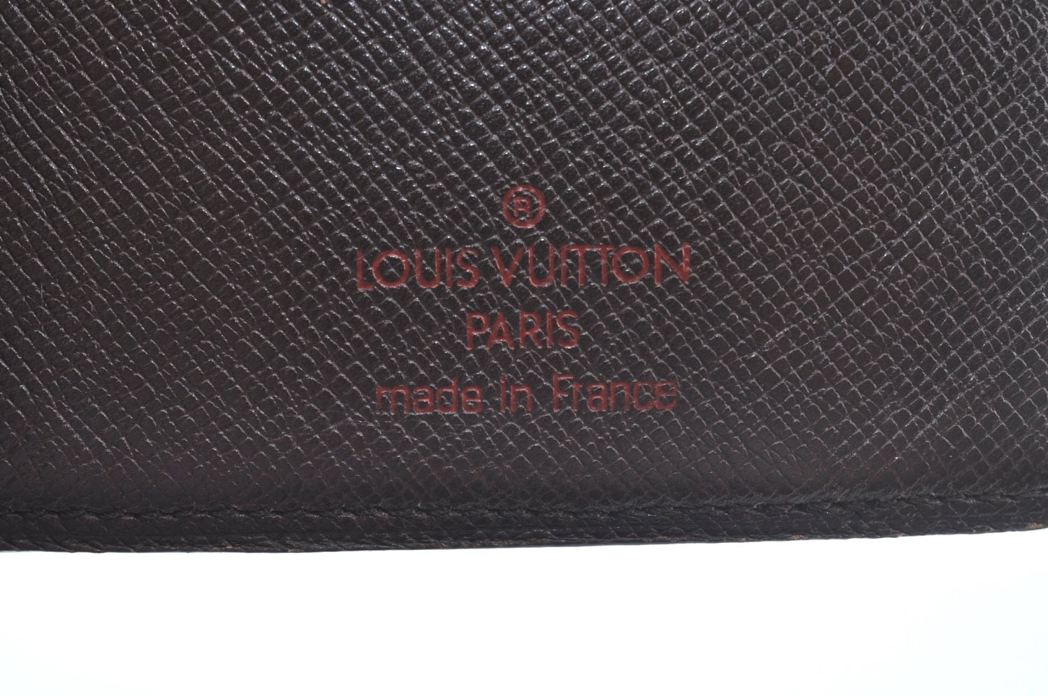 Authentic Louis Vuitton Damier Porte Cartes Credit Yen Wallet N60825 LV L0547