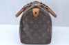 Authentic Louis Vuitton Monogram Speedy 25 Boston Hand Bag M41528 LV L0549