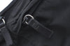 Authentic PRADA Nylon Tessuto Waist Body Bag Purse Black L0551