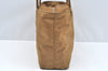 Authentic PRADA Nylon Tessuto Shoulder Tote Bag Brown L0552