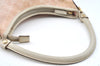 Authentic GUCCI Abbey Shoulder Hand Bag Purse GG Canvas Leather Pink L0553
