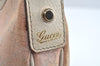 Authentic GUCCI Abbey Shoulder Hand Bag Purse GG Canvas Leather Pink L0553
